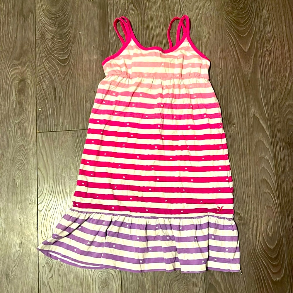 🌻🌻Hurley Girls Summer Dress Size 7/8 Medium With Cover Up